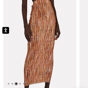 RONNY KOBO Estefan Marled Knit Midi Skirt